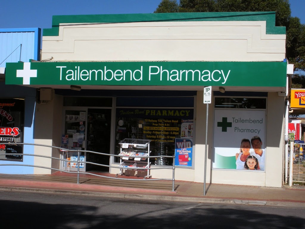 Tailem Bend Pharmacy (75 Railway Terrace) Opening Hours