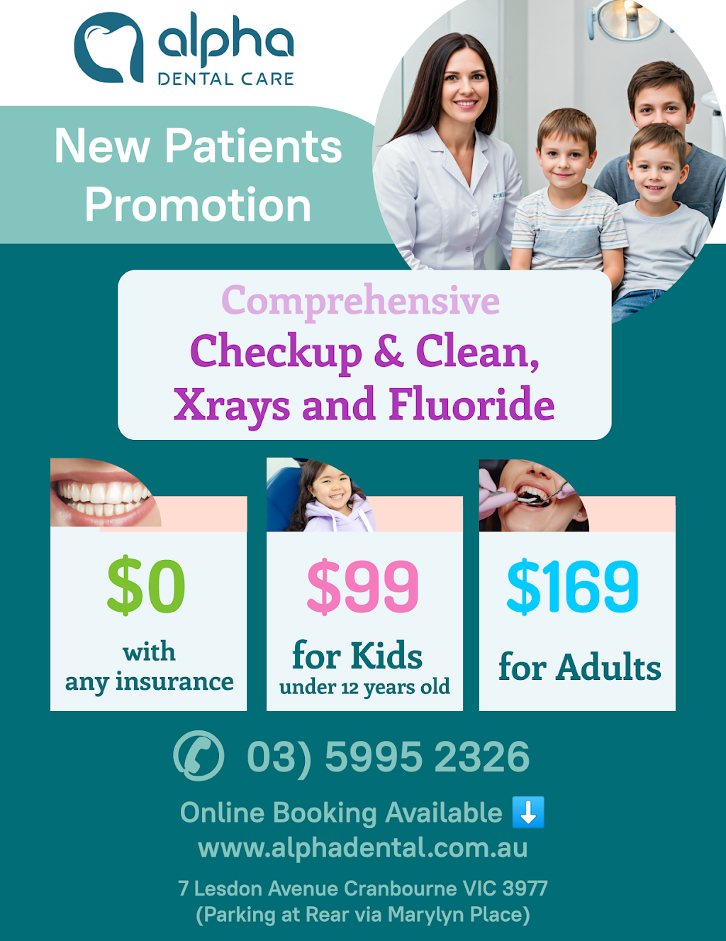 Alpha Dental & Denture Care | 7 Lesdon Ave, Cranbourne VIC 3977, Australia | Phone: (03) 5995 2326