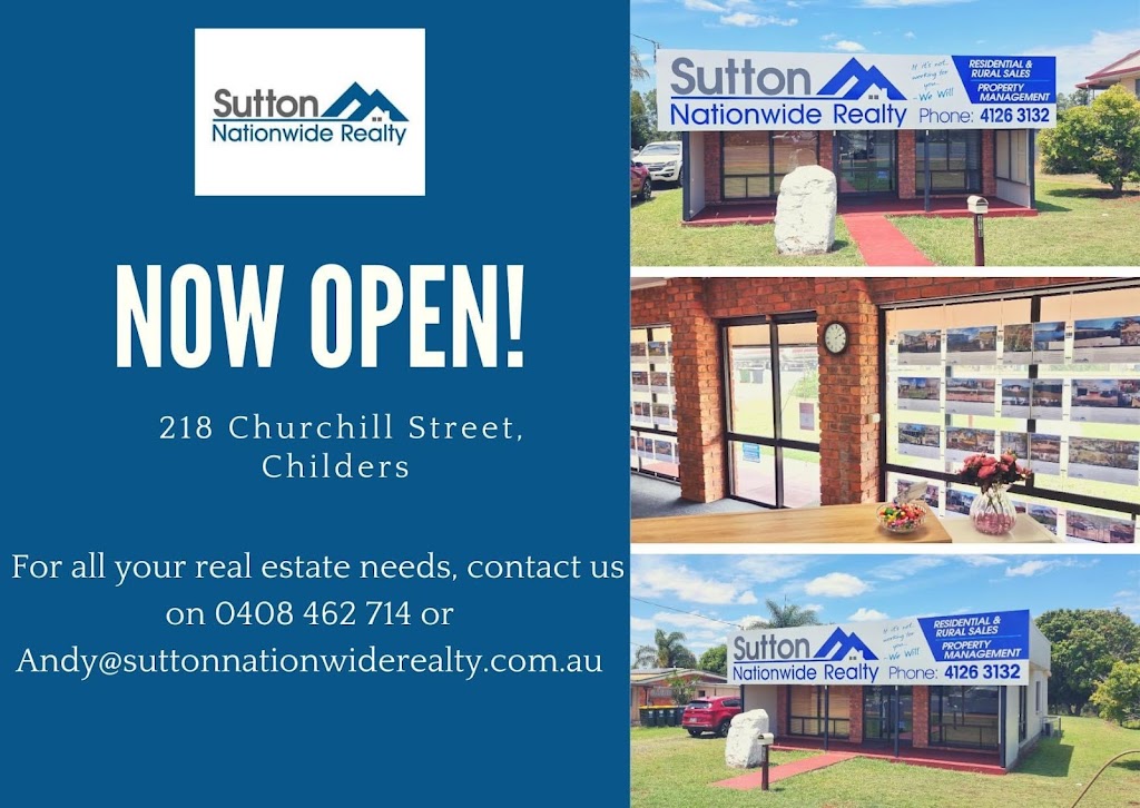 Sutton Nationwide Realty - Childers | real estate agency | 218 Churchill St, Childers QLD 4660, Australia | 0741573268 OR +61 7 4157 3268