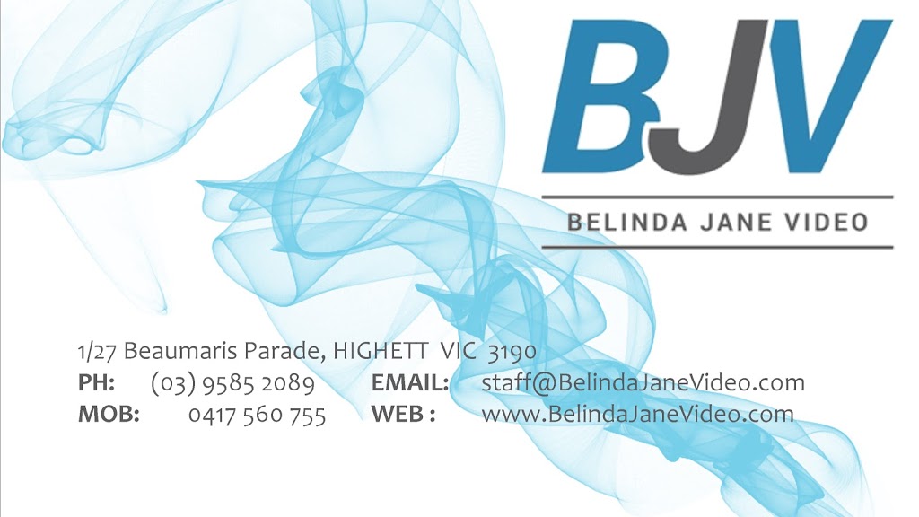 Belinda Jane Video | 1/27 Beaumaris Parade, Highett VIC 3190, Australia | Phone: (03) 9585 2089