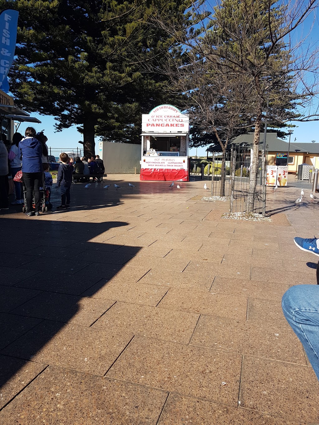 Strawberries Ice Cream Cappuccino And Pancakes | Granite Island Rd, Victor Harbor SA 5211, Australia