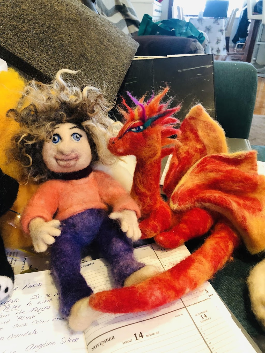 Needle felting by Am | 6 Annette Pl, Belrose NSW 2085, Australia | Phone: 0420 920 851
