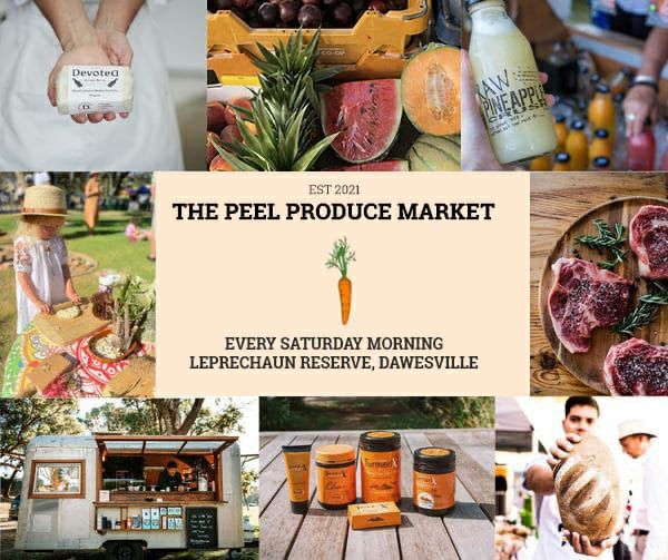 The Peel Produce Market | Foreshore Reserve, Dawesville WA 6211, Australia | Phone: 0451 154 442