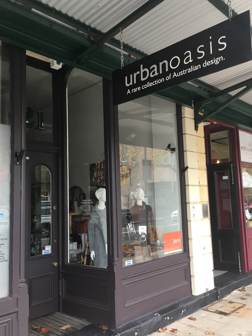 Urban Oasis (121A Harris St) Opening Hours