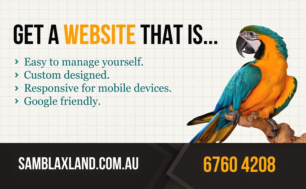 Sam Blaxland web design | 286 Bayliss Ln, Tamworth NSW 2340, Australia | Phone: 0491 119 982