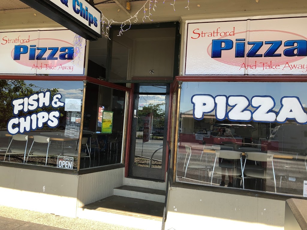 Stratford Pizza & Take Away | meal takeaway | 62 Tyers St, Stratford VIC 3862, Australia | 0351456682 OR +61 3 5145 6682