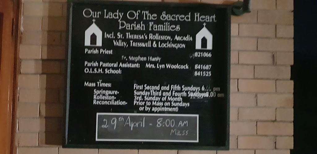 Our Lady of the Sacred Heart Catholic Church | Springsure QLD 4722, Australia