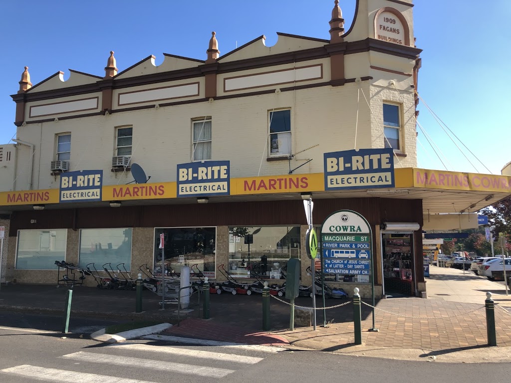 Martins Bi-Rite Electrical | home goods store | 57 Kendal St, Cowra NSW 2794, Australia | 0263422244 OR +61 2 6342 2244