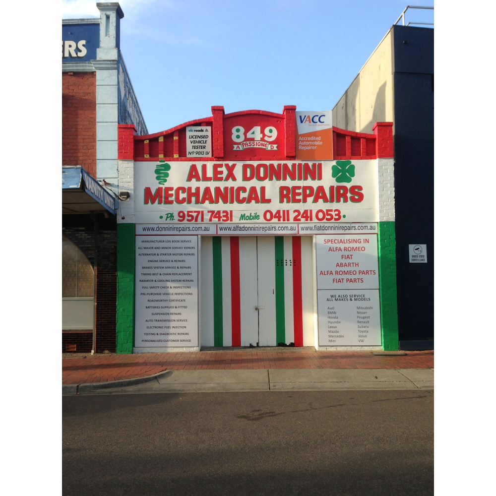 Alfa Donnini Repairs | 849 Dandenong Rd, Malvern East VIC 3145, Australia | Phone: (03) 9571 7431