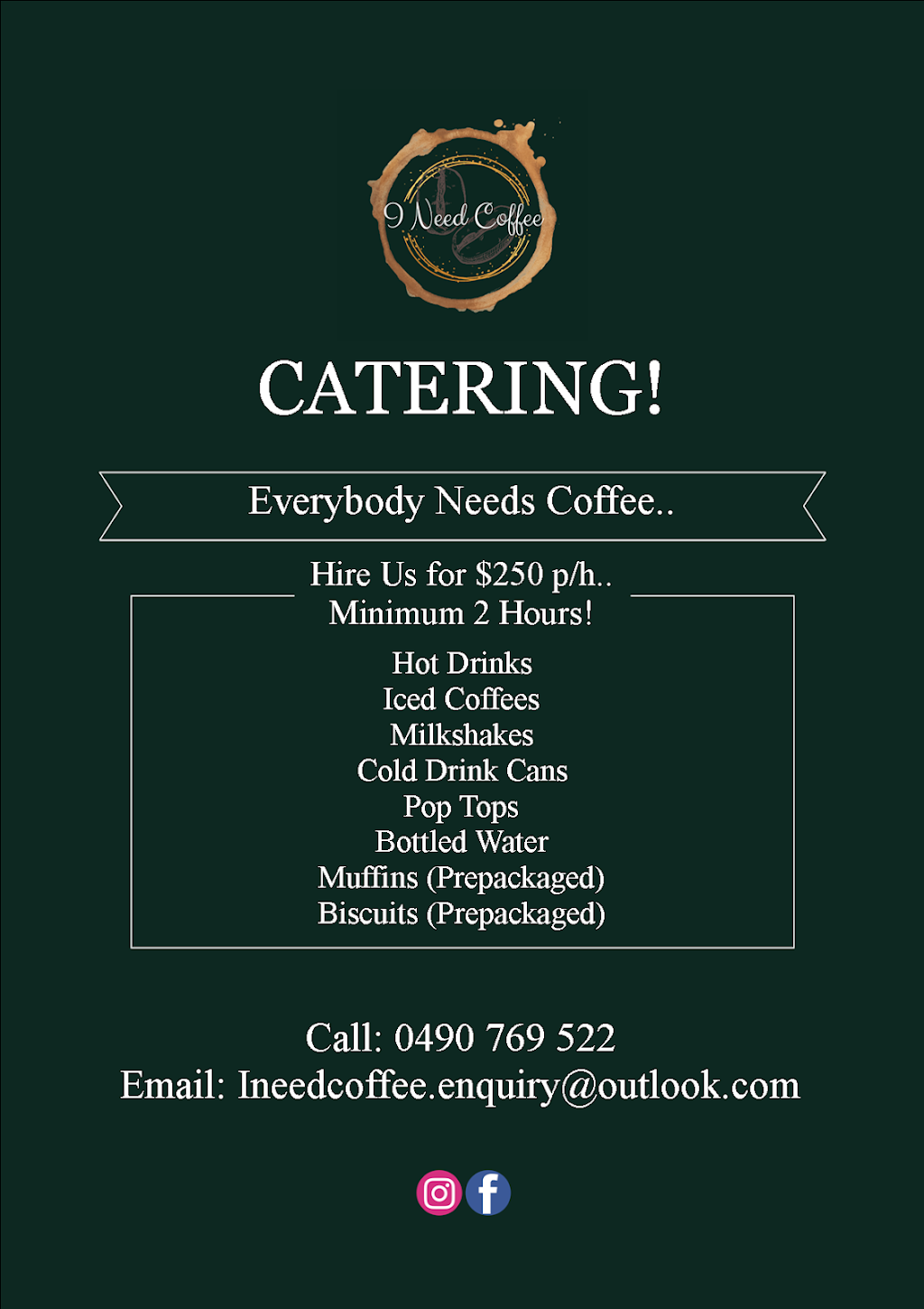 I Need Coffee | Swan Hill Riverside Caravan Park, Swan Hill VIC 3585, Australia | Phone: 0490 769 522