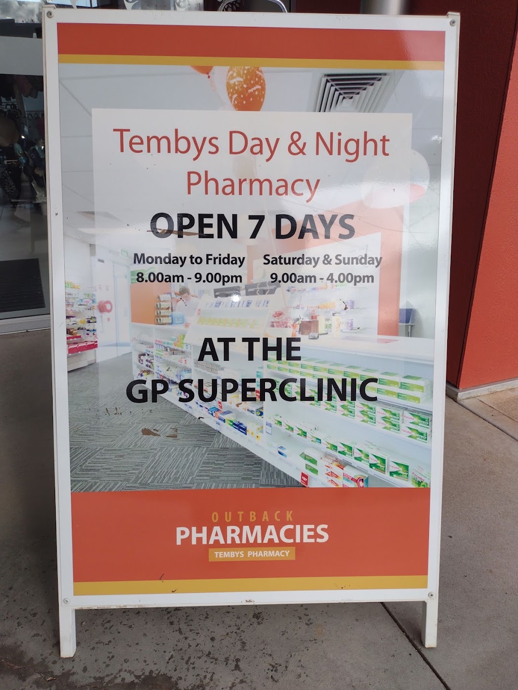 Tembys Day & Night Pharmacy | 235 Thomas St, Broken Hill NSW 2880, Australia | Phone: (08) 8087 3452