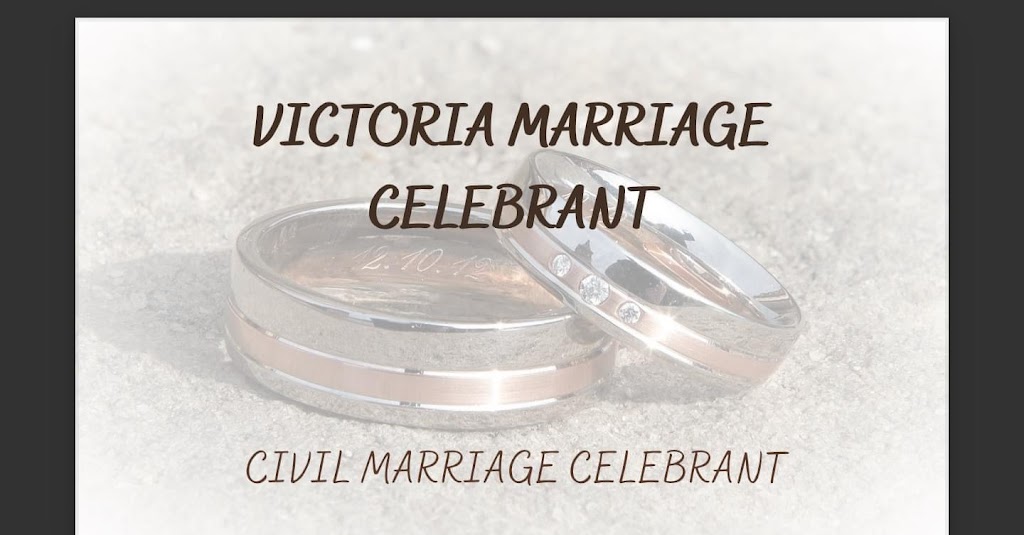 Victoria Marriage Celebrant | 5 Sandy Ave, Point Cook VIC 3030, Australia | Phone: 0434 031 293