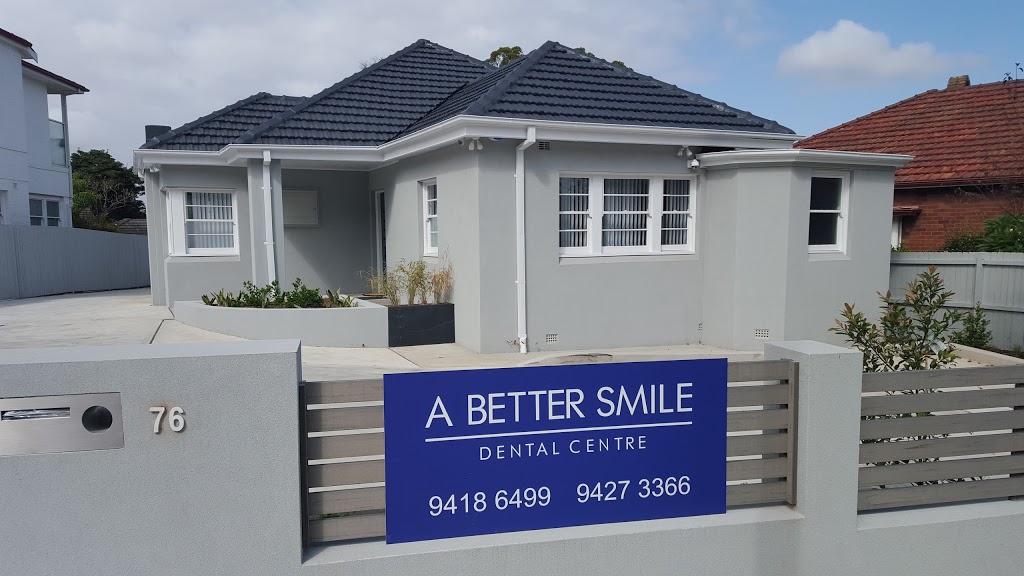 A Better Smile Dental Centre | dentist | 76 Burns Bay Rd, Lane Cove NSW 2060, Australia | 0294273366 OR +61 2 9427 3366