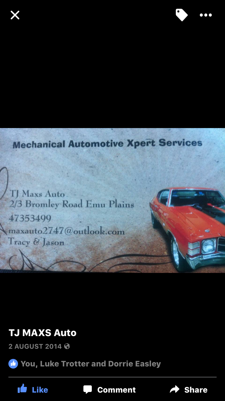 TJ Maxs Auto | car repair | 6 Christie St, St Marys NSW 2760, Australia | 0247353499 OR +61 2 4735 3499