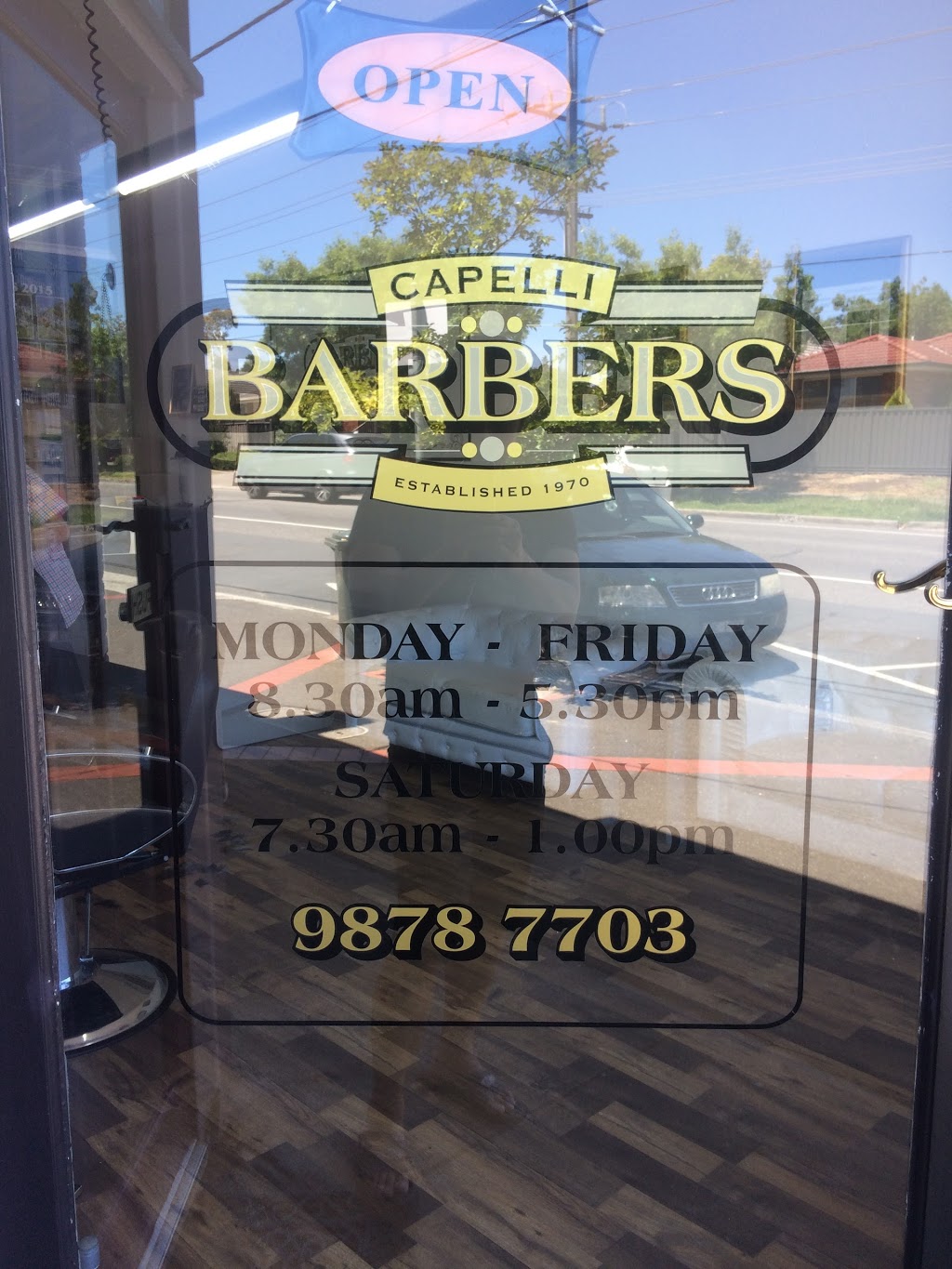 Capelli Barbers | hair care | 291B Springfield Rd, Nunawading VIC 3131, Australia | 0398787703 OR +61 3 9878 7703