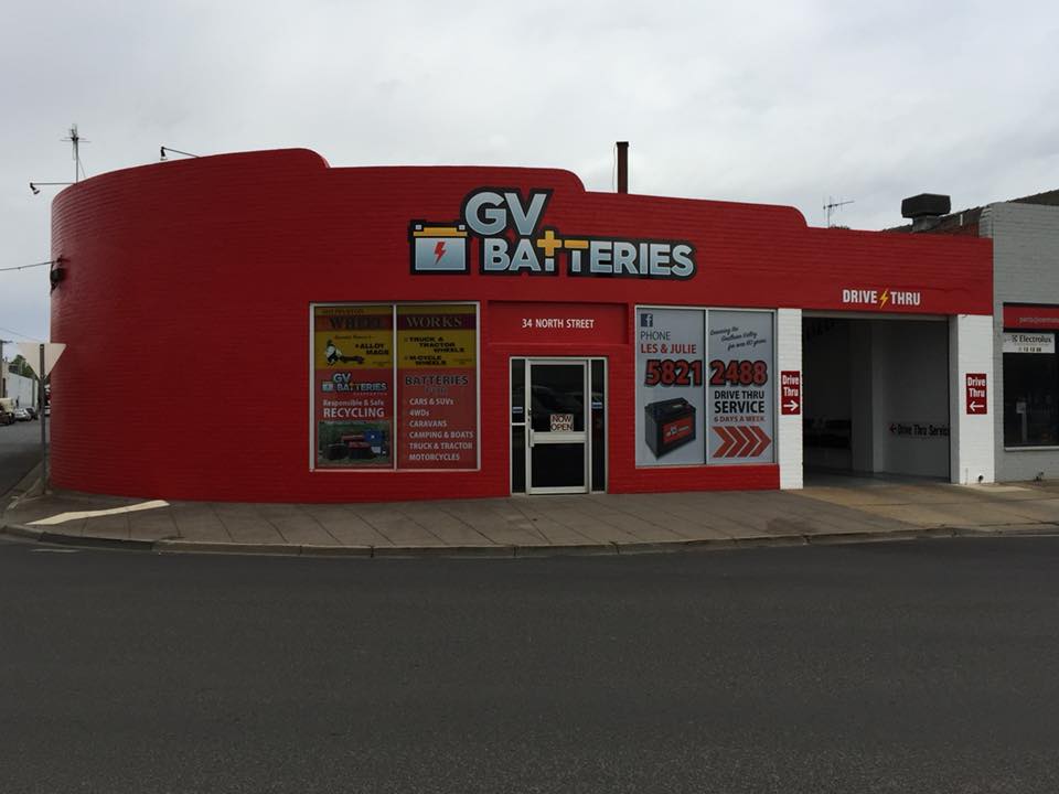 GV Batteries | car repair | 34 North St, Shepparton VIC 3630, Australia | 0358212488 OR +61 3 5821 2488
