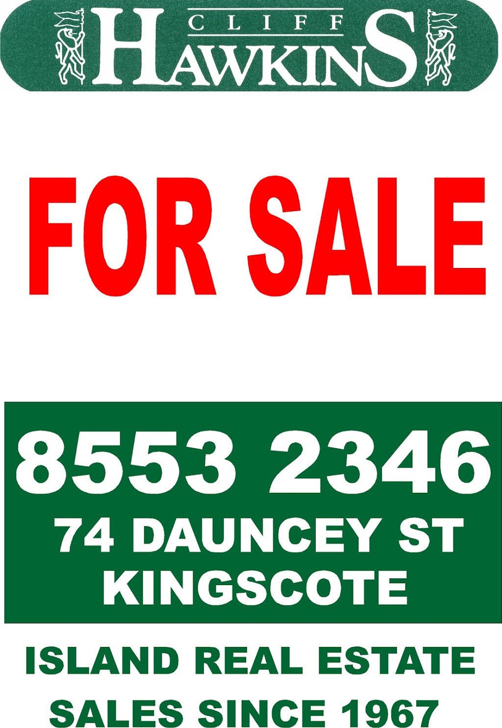 Cliff Hawkins Pty Ltd | real estate agency | 74 Dauncey St, Kingscote SA 5223, Australia | 0885532346 OR +61 8 8553 2346