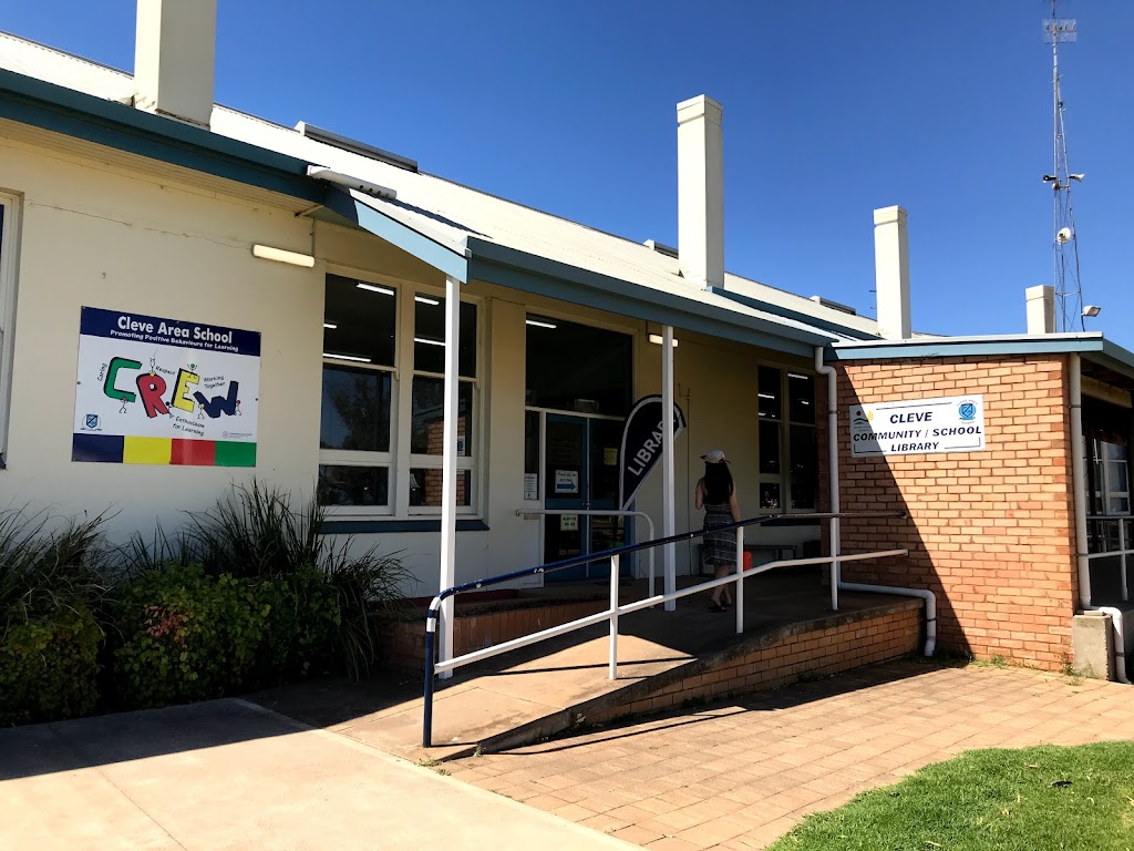 Cleve Community School Library | library | Cleve SA 5640, Australia | 0886282607 OR +61 8 8628 2607