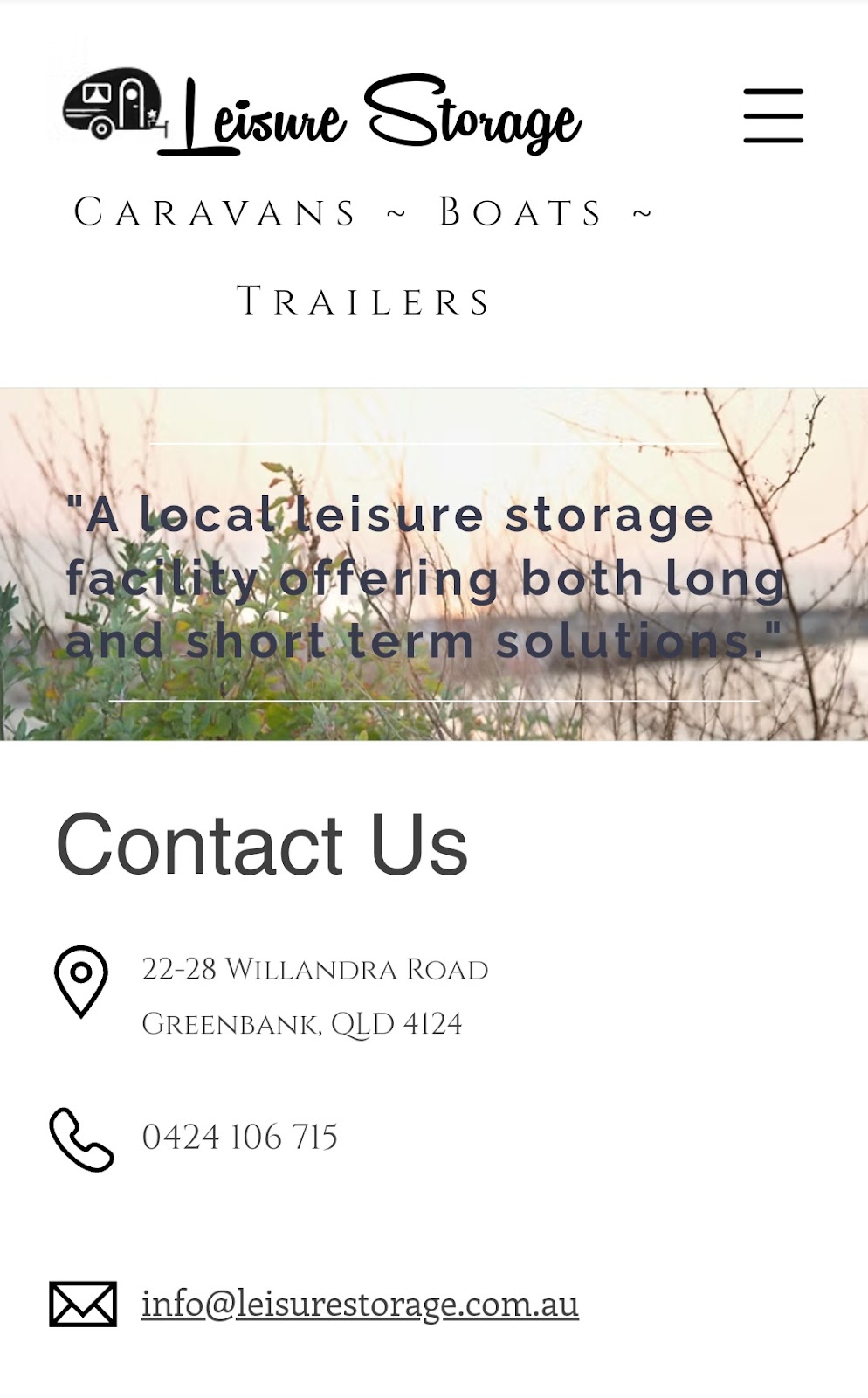 Leisure Storage | 22-28 Willandra Rd, Greenbank QLD 4124, Australia | Phone: 0424 106 715