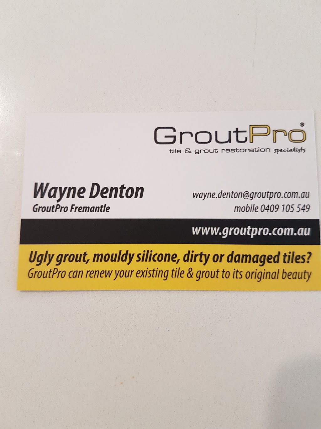 GroutPro Fremantle | 5 Juncea Way, Hammond Park WA 6164, Australia | Phone: 0409 105 549