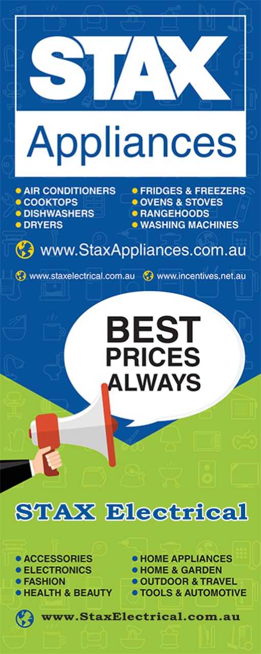 Stax Appliances | Unit 1/177 Arthur St, Homebush West NSW 2140, Australia | Phone: (02) 9716 5600