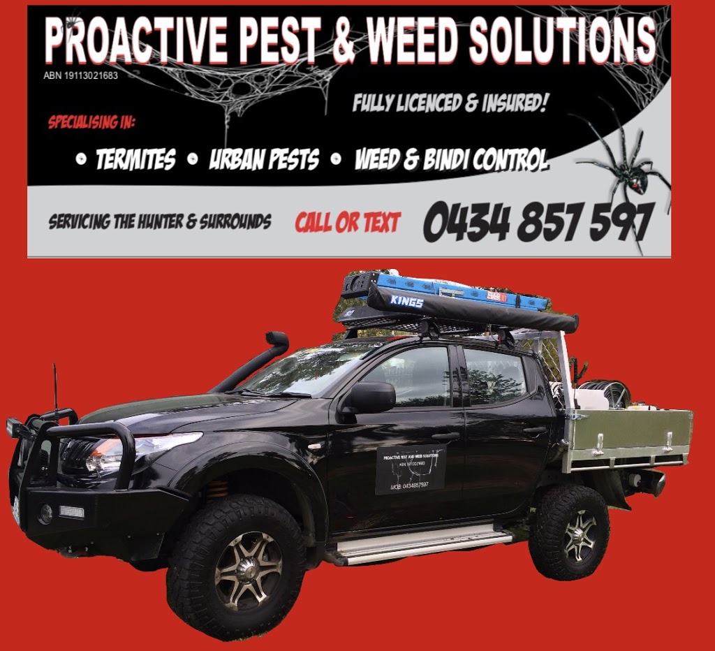 Proactive Pest And Weed Solutions | 38 Macquarie Ave, Cessnock NSW 2325, Australia | Phone: 0434 857 597