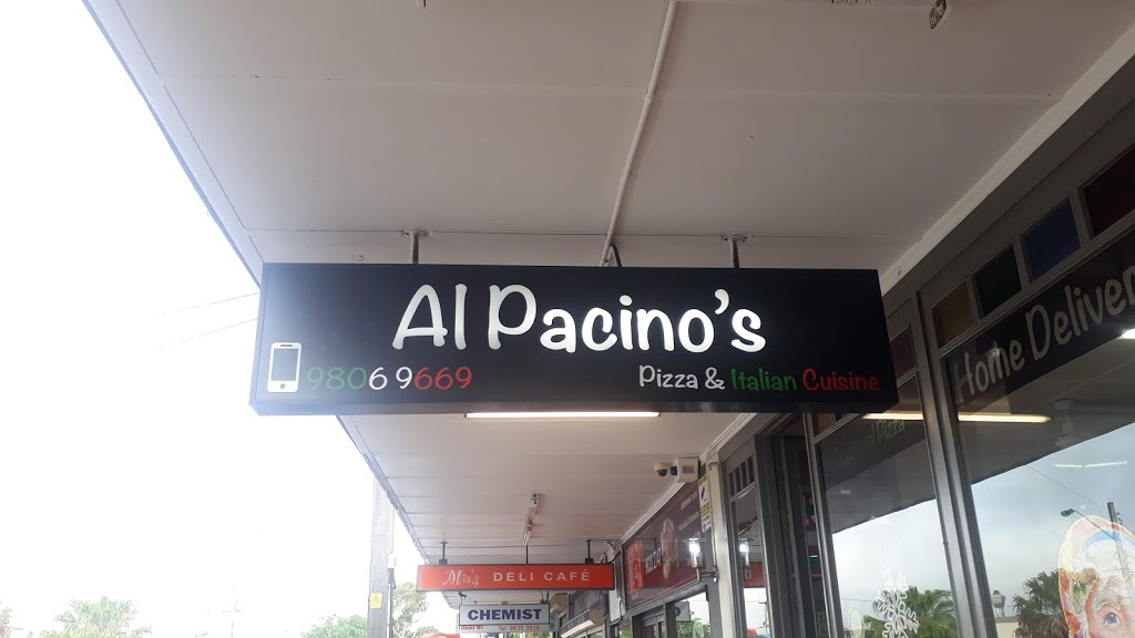 Al Pacinos Pizza & Italian Cuisine | meal delivery | 10E Hilltop Rd, Merrylands NSW 2160, Australia | 0298069669 OR +61 2 9806 9669