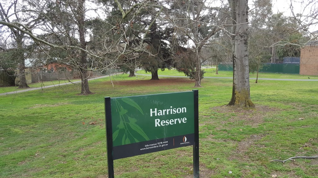 Harrison Reserve | 823 High St, Kew East VIC 3102, Australia