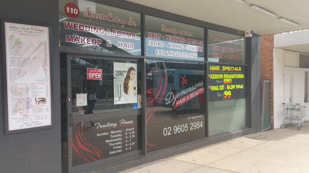 Dyemensions Hair & Beauty | hair care | 8/102 Railway Parade, Glenfield NSW 2167, Australia | 0296052984 OR +61 2 9605 2984