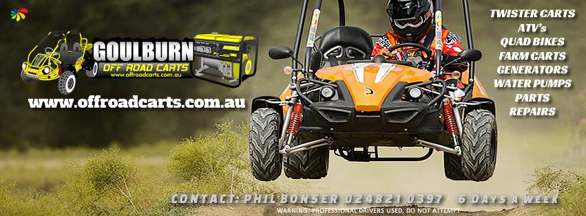 Goulburn Off Road Carts | 565 Mount Baw Baw Rd, Goulburn NSW 2580, Australia | Phone: (02) 4821 0397