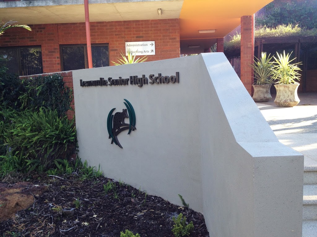 Lesmurdie Senior High School | school | 21 Reid Rd, Lesmurdie WA 6076, Australia | 0892911200 OR +61 8 9291 1200