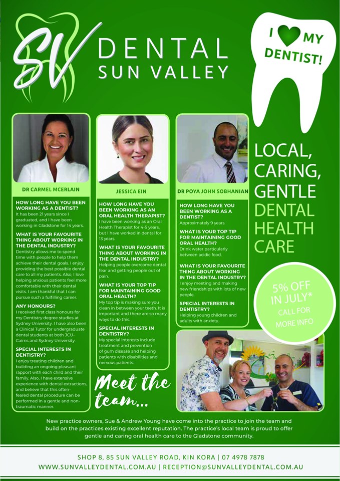 SV Dental Sun Valley (SunValley Dental) | 85 Sun Valley Rd, Kin Kora QLD 4680, Australia | Phone: (07) 4978 7878