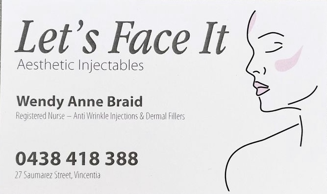 Lets Face It Aesthetic Injectables | 27 Saumarez St, Vincentia NSW 2540, Australia | Phone: 0438 418 388