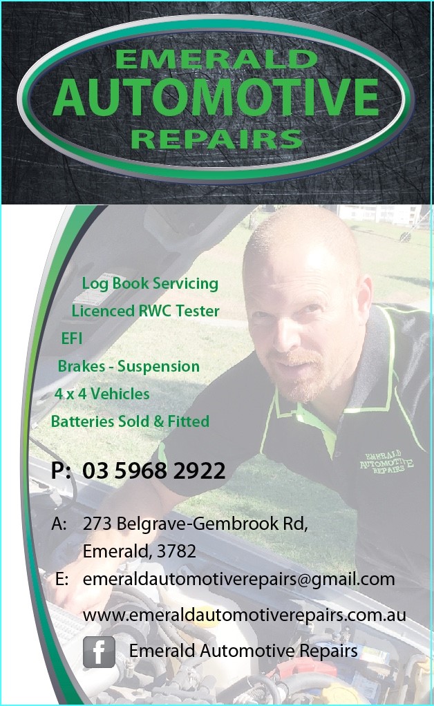 Emerald Automotive Repairs | car repair | 273 Belgrave-Gembrook Rd, Emerald VIC 3782, Australia | 0359682922 OR +61 3 5968 2922