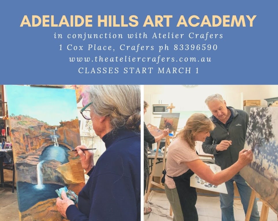 Adelaide Hills Art Academy |  | 1 Cox Pl, Crafers SA 5152, Australia | 0883396590 OR +61 8 8339 6590