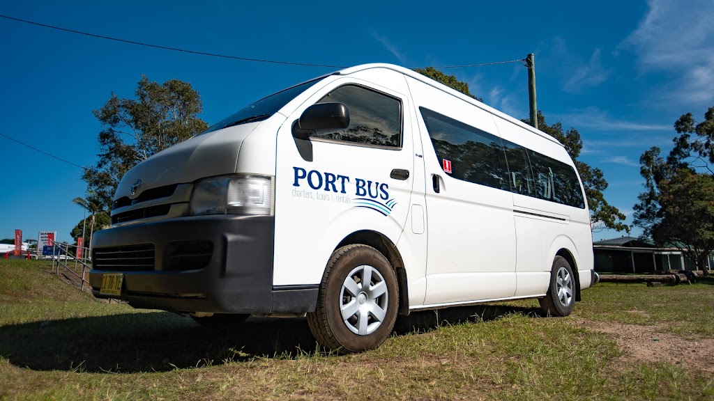 Port Bus Charters, Tours and Rentals Pty Ltd | 19 Orontes Close, Sancrox NSW 2446, Australia | Phone: (02) 6583 3330