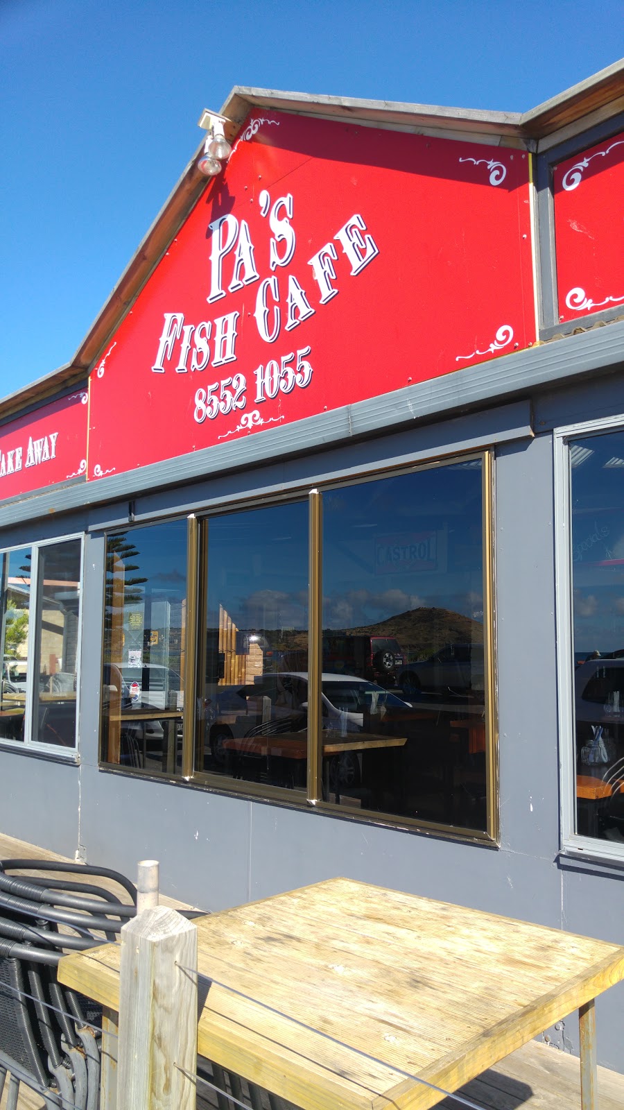 Pas Fish Cafe | meal takeaway | 61 Franklin Parade, Encounter Bay SA 5211, Australia | 0885521055 OR +61 8 8552 1055