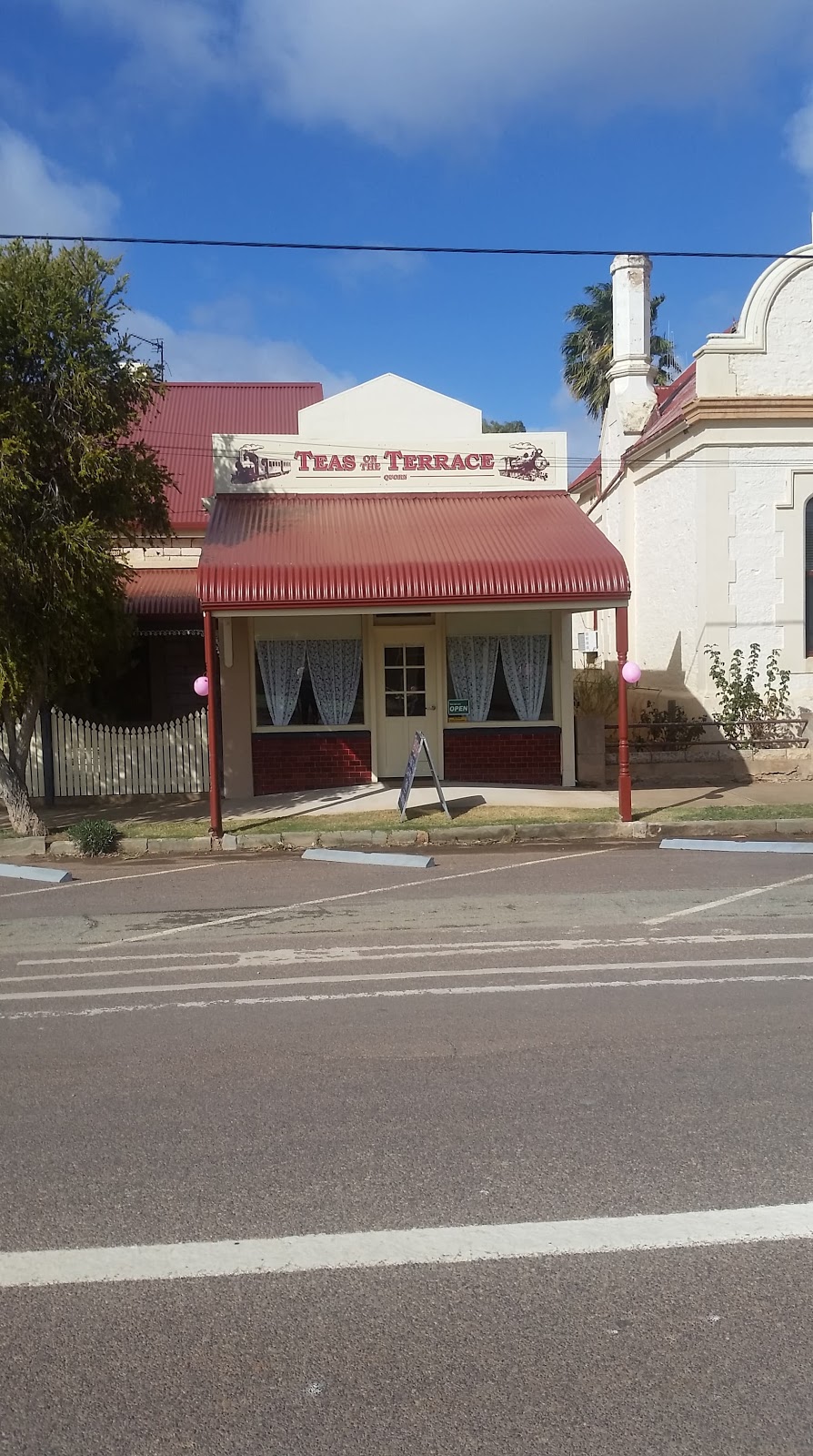Teas on the Terrace Quorn | cafe | 7 Railway Terrace, Quorn SA 5433, Australia | 0428499696 OR +61 428 499 696