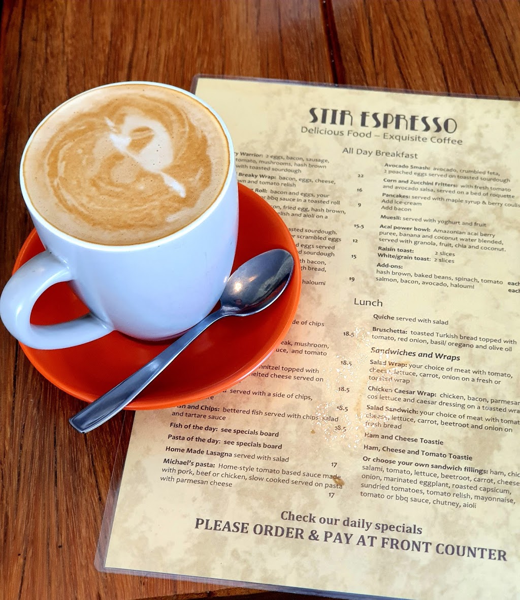 Stir Espresso | cafe | 121 Pine Ave, Leeton NSW 2705, Australia | 0269534528 OR +61 2 6953 4528