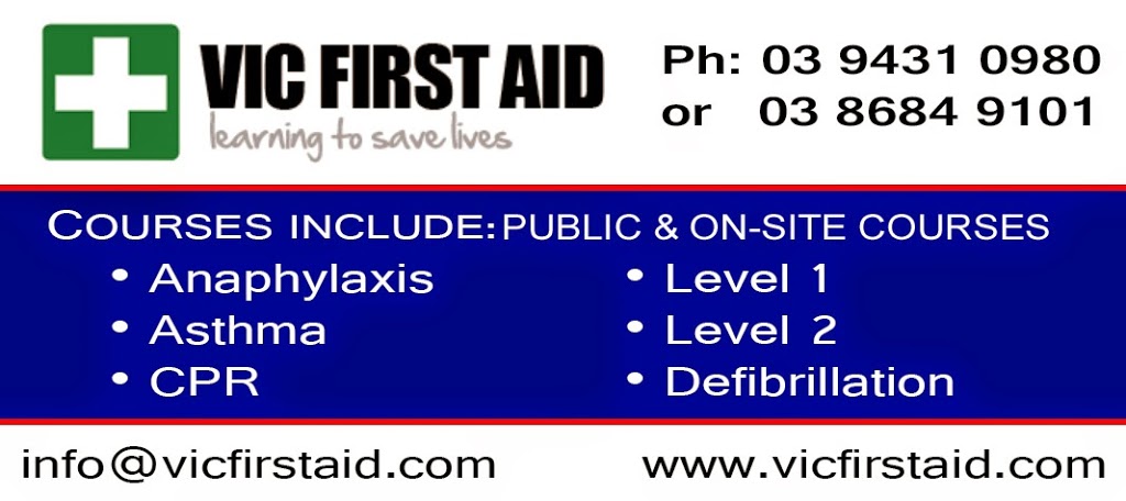 VIC First Aid | Midlands Golf Club, 330 Heinz Ln, Ballarat VIC 3350, Australia | Phone: (03) 8684 9101