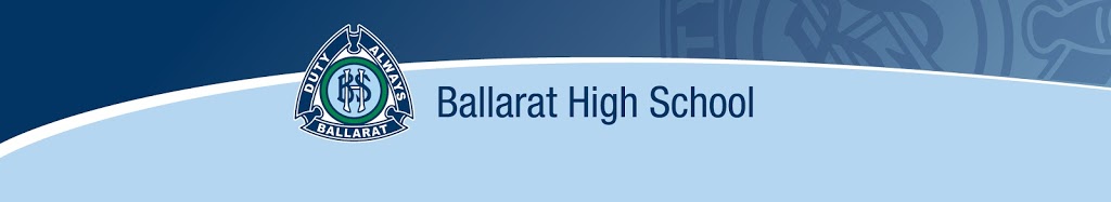 Ballarat High School | 1726 Sturt St, Lake Gardens VIC 3350, Australia | Phone: (03) 5338 9000