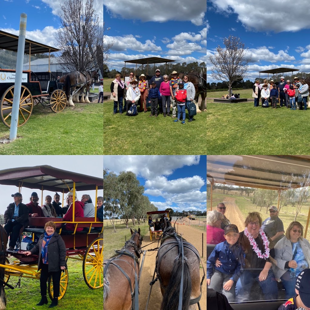Hunter Valley Classic Carriages | tourist attraction | Opposite Hunter Valley Gardens, 671 Broke Rd, Pokolbin NSW 2320, Australia | 0456193097 OR +61 456 193 097