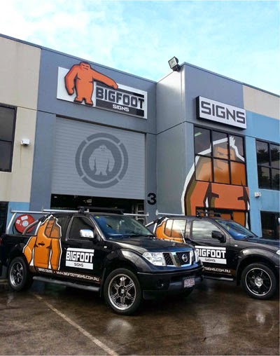 Bigfoot Sign Studio Brisbane | 3/14 Palmer Pl, Murarrie QLD 4172, Australia | Phone: (07) 3890 0699