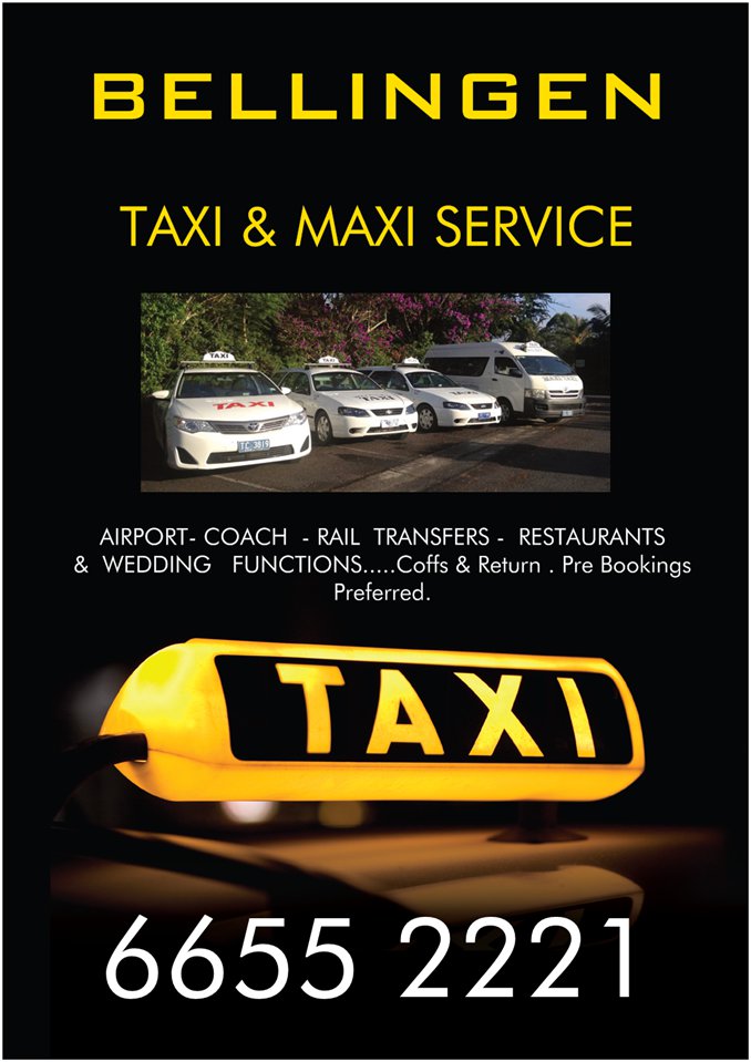 Bellingen Taxis |  | DEPOT 4375, Giinagay Way, Urunga NSW 2455, Australia | 0266552221 OR +61 2 6655 2221