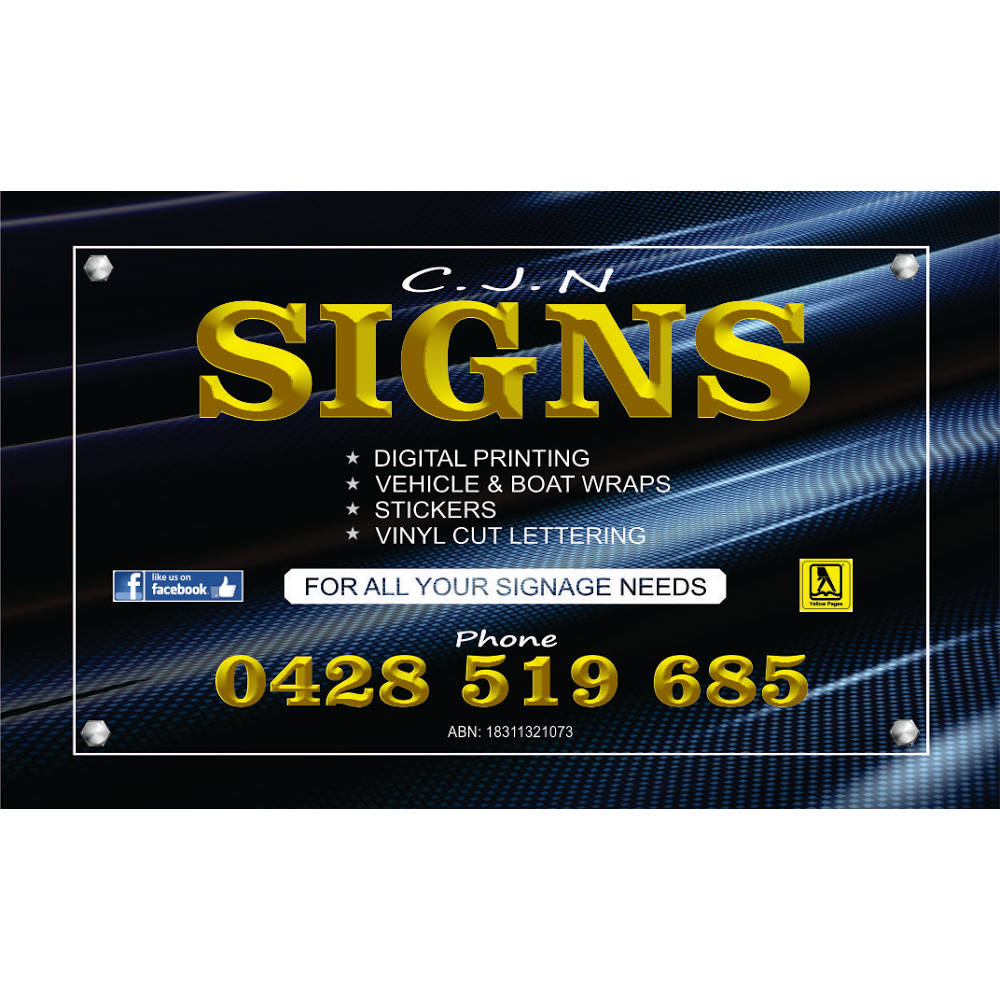 CJN Signs | store | 3 Frendon Parade, Mount Low QLD 4818, Australia | 0428519685 OR +61 428 519 685