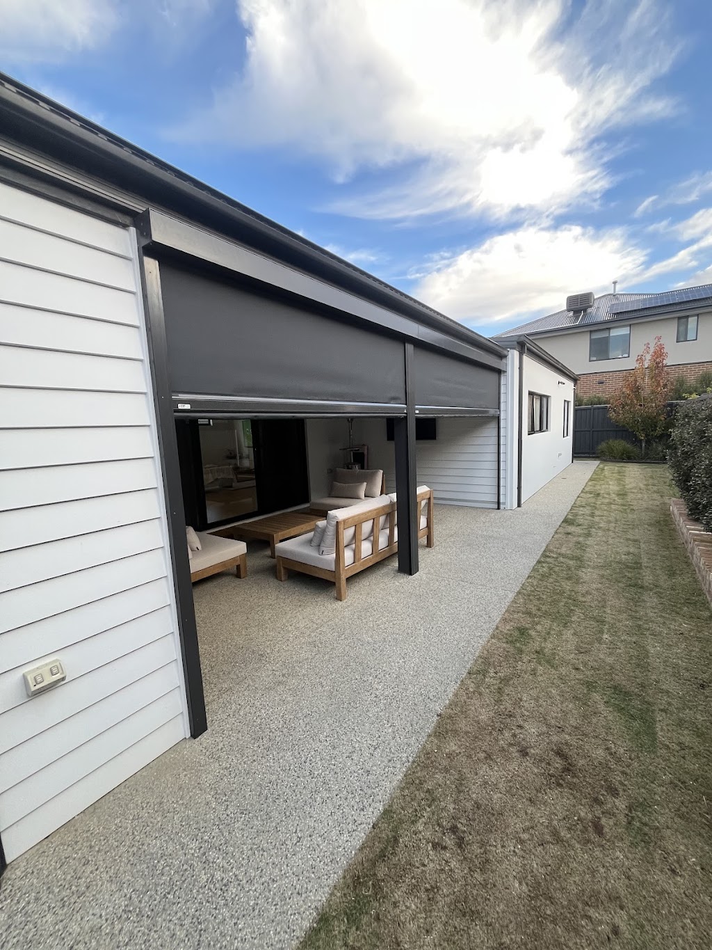 Lux Alfresco Living & Blinds | 18 Salisbury Cct, Fyansford VIC 3218, Australia | Phone: 0438 115 181