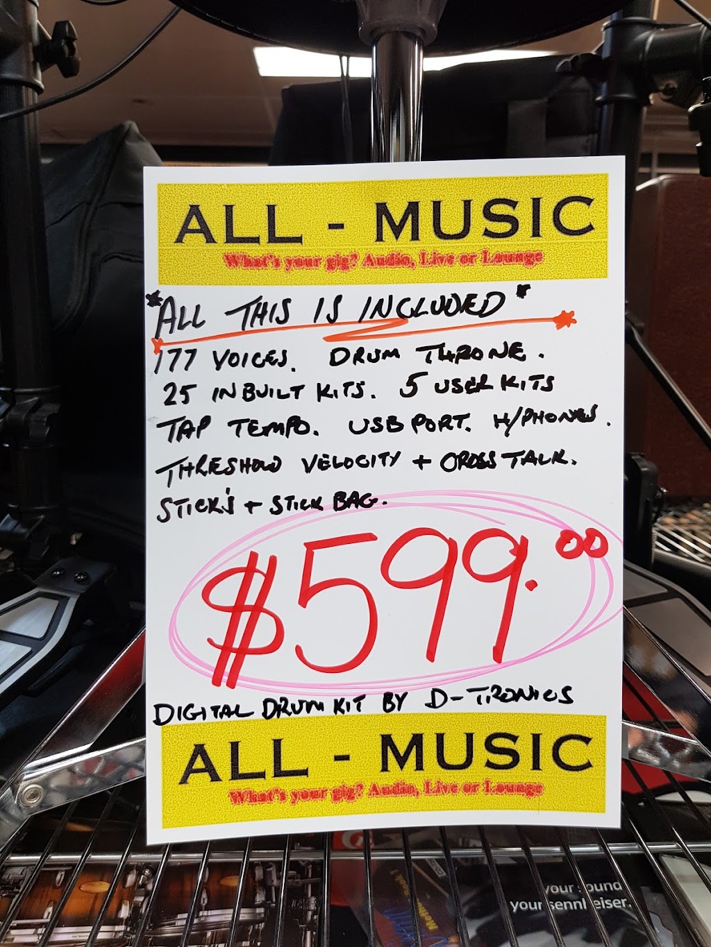 All Music | electronics store | 608 Dean St, Albury NSW 2640, Australia | 0260411765 OR +61 2 6041 1765