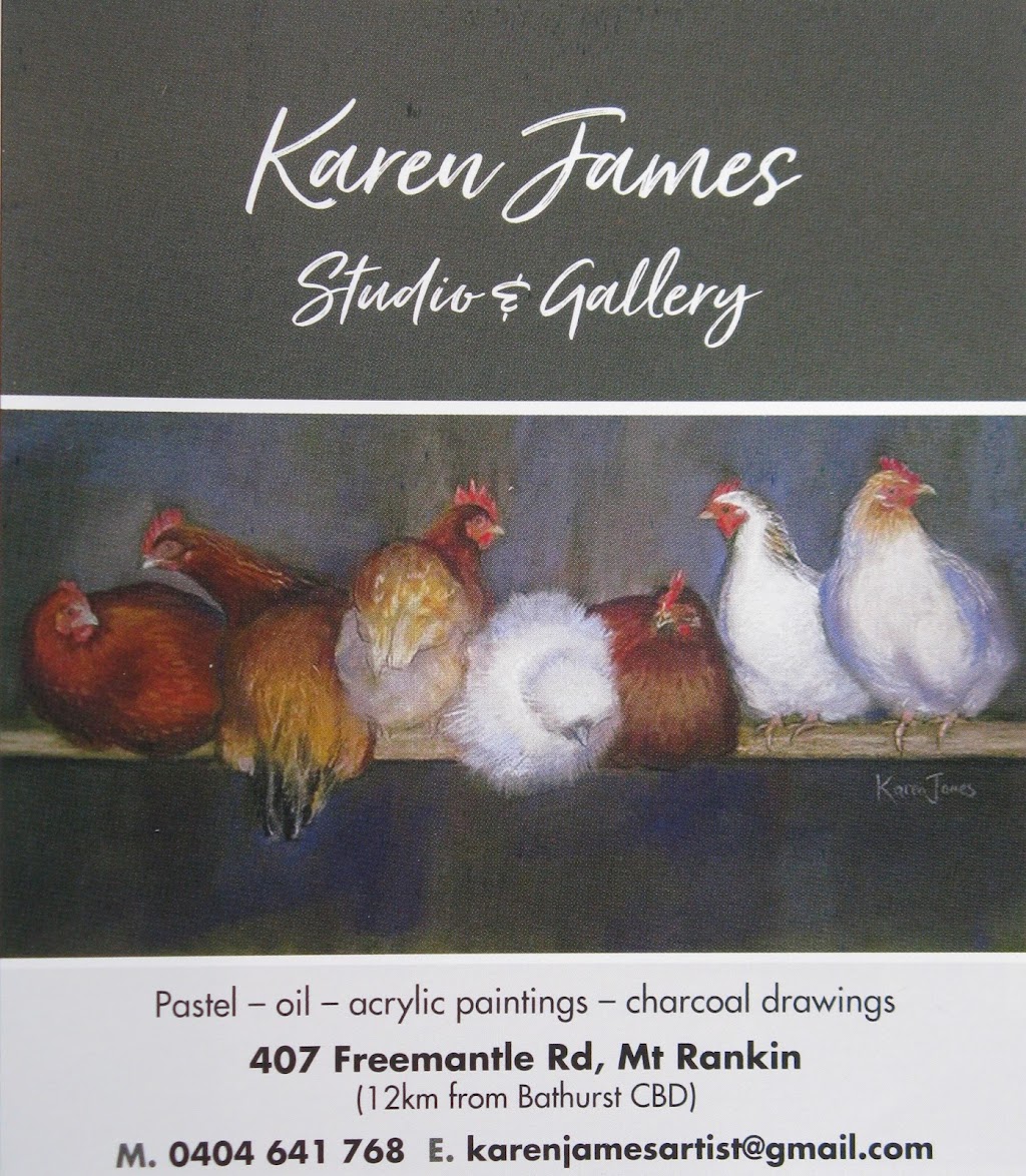 Karen James Art Gallery Bathurst | art gallery | 407 Freemantle Rd, Mount Rankin NSW 2795, Australia | 0404641768 OR +61 404 641 768