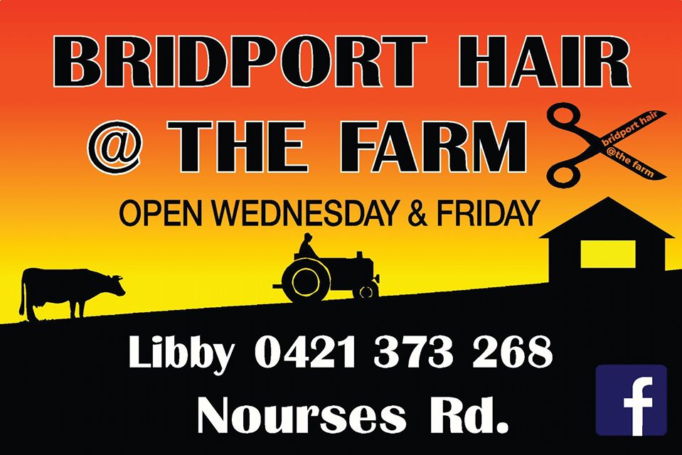 Bridport Hair @ The Farm | 18 Nourses Rd, Bridport TAS 7262, Australia | Phone: 0421 373 268