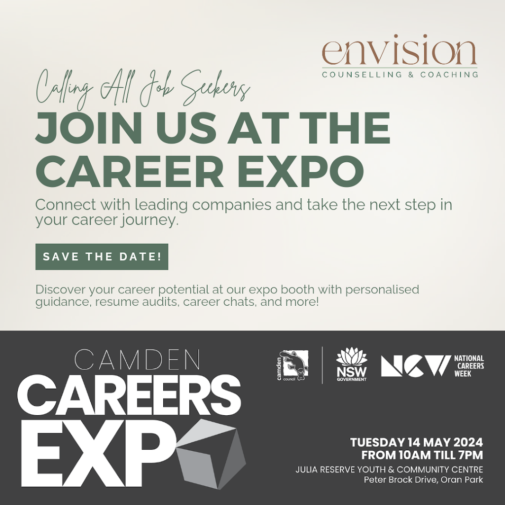 Envision Counselling and Career Coaching | Emerald Hills Blvd, Leppington NSW 2179, Australia | Phone: 0493 816 461